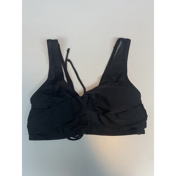 Womens Bikini Size Small Animal Print White Pink Black High Rise Tie Sides New - Picture 2 of 8